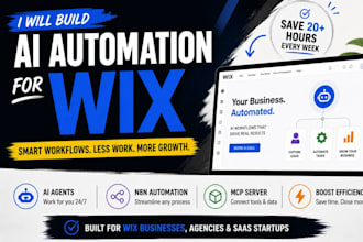 build ai agent n8n automation mcp server for wix workflow business automation