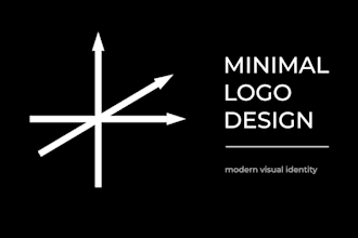 create a clean and modern minimalist logo design