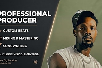 make you high quality afrobeats, trap and drill instrumental