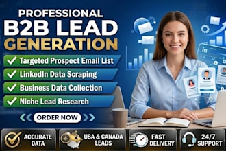 build niche b2b targeted email list for email marketing
