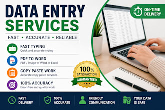 provide data entry and typing