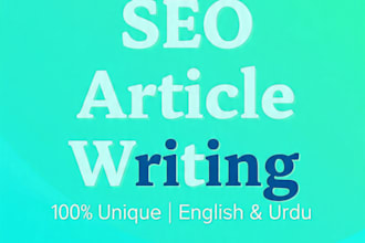 write 1500 word SEO article in english or urdu blog post