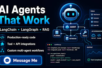 build complex ai agents using langchain and langgraph for your business