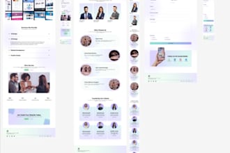 clean UI UX for website and mobile app in figma