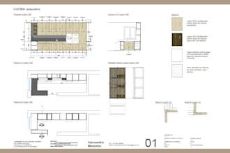 design technical drawings for custom furniture