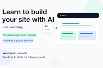teach you how to build your website with ai