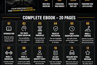 create a clean professional ebook or PDF guide