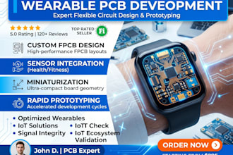 develop smart wearable biosensor pcb for real time health monitoring systems