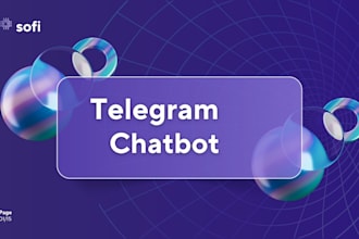 create a professional telegram chatbot for your business