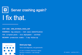 debug servers arma reforger