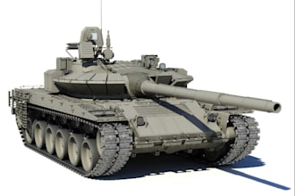 custom ww2 tank 3d model stl, tiger panther t 34 for 3d printing, tank miniature