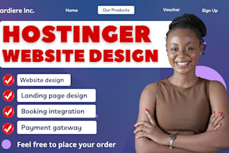 hostinger website design hostinger wordpress website, landing page, migration