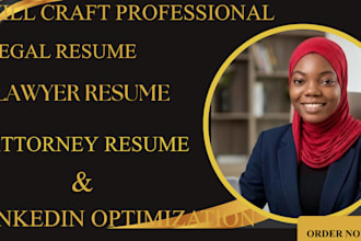 craft legal resume, lawyer resume, attorney resume and resume writing