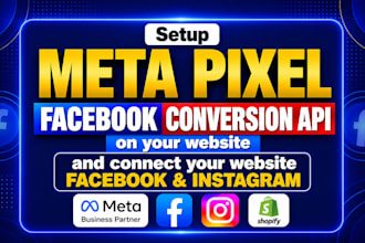 set up meta pixel, domain verify, event, and conversion API for ad tracking