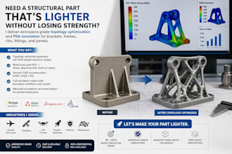 do topology optimization for light weight aerospace design