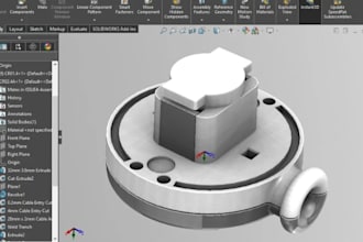 3d cad design, cnc machining, injection mold, product design, technical drawing