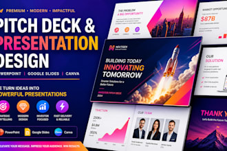 pitch deck presentation design powerpoint google slides investor pitch deck
