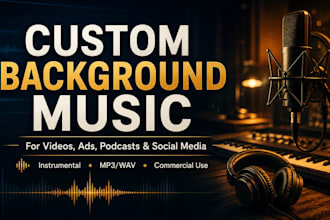 background music for videos, ads, podcasts and social media