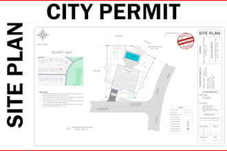 create a professional plot plan, site map or property map