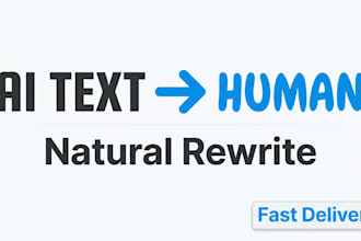 rewrite ai generated text to sound natural and human