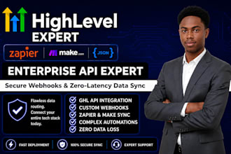build ghl API integrations, ghl webhooks, ghl automations, ghl database sync