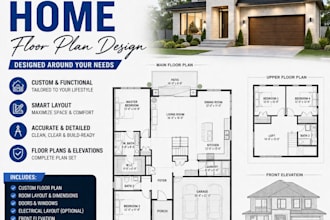 design custom home floor plan