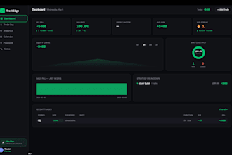 build a react or nextjs web app dashboard or landing page