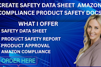 create safety data sheet  amazon compliance product safety docs