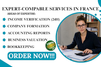 do expert comptable signed income verification letters for mortgage in france