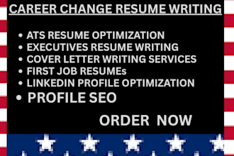 write you a professional  resume writing for ceo,vp directors