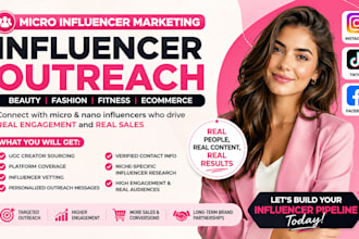 do influencers marketing instagram outreach for ecommerce beauty fashion fitness
