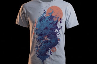 create streetwear design and illustration for tshirt merch