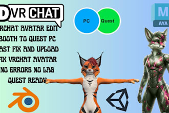 fix and optimize vrchat avatars to good performance rank  and smooth fps