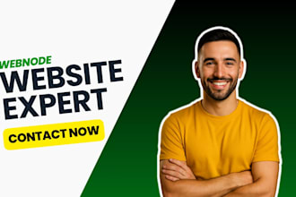 webnode website design, redesign webnode website, webnode landing page, webnode