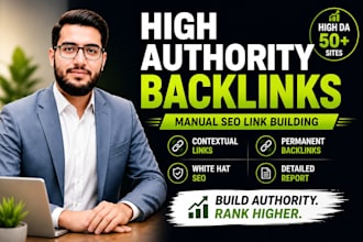 build manual high authority backlinks on high DR SEO sites