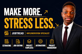 be jobtread expert for jobtread crm setup, construction workflows and migration