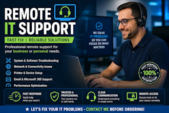 provide fast and professional remote IT support for your business