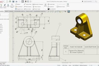do professional solidwork cad drawing , engineering design and bom documenting