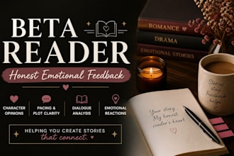 beta read your romance manuscript