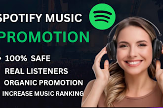 spotify album promotion, spotify music track promotion