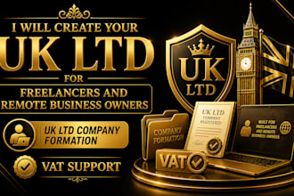 create your UK ltd for freelancers and remote business owners vat support