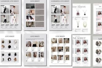 design b2b sales products catalog linesheet flipbook for wholesales distributor