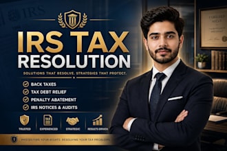fix irs tax issues, resolve tax debt, remove penalties and back taxes
