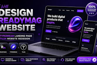 design readymag website typedream landing page tilda typedream website redesign