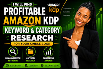find profitable amazon kdp keyword and category research for your kindle book