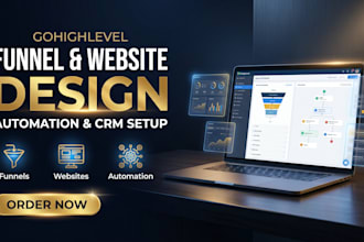 build professional ghl funnels, landing pages, and websites with gohighlevel