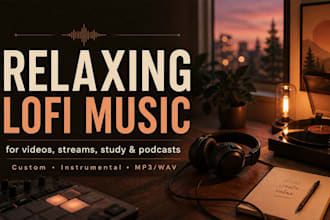 create relaxing lofi music for your video or stream