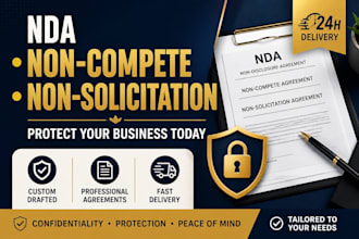 write nda non compete and non solicitation agreements