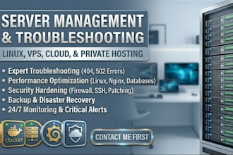 setup secure and manage your linux vps or dedicated server