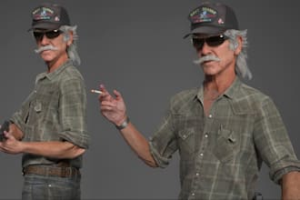 create game ready metahuman character 3d realistic creature unreal engine daz3d